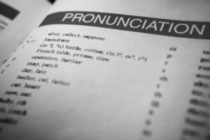Pronunciation image